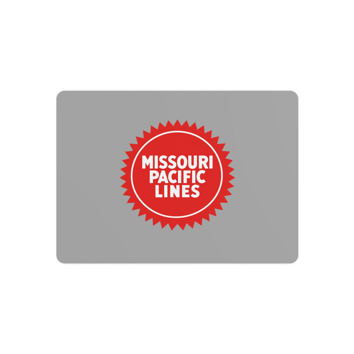 Missouri Pacific Railroad Metal Sign
