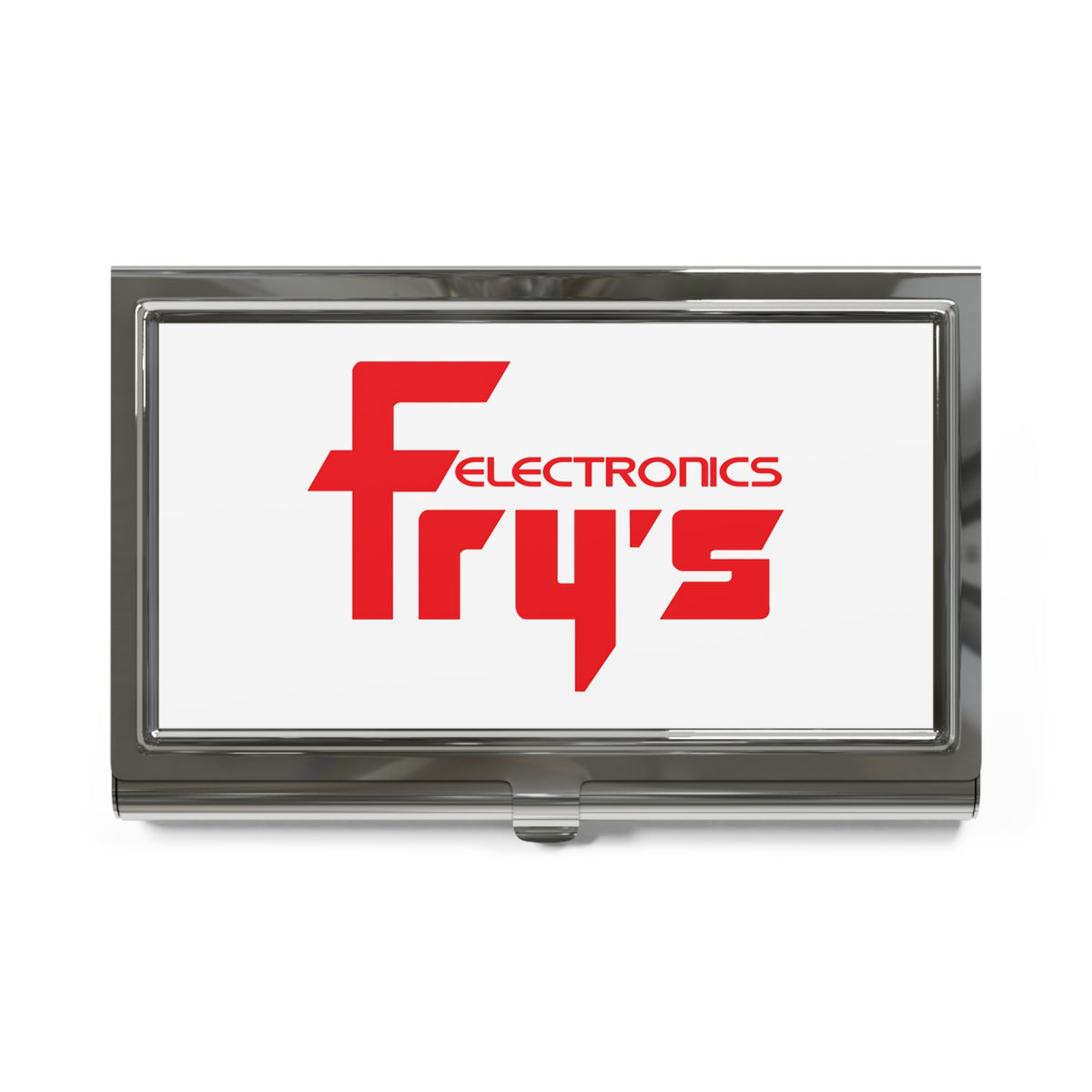 Fry's Electronics, Inc. Metal Business Card Holder