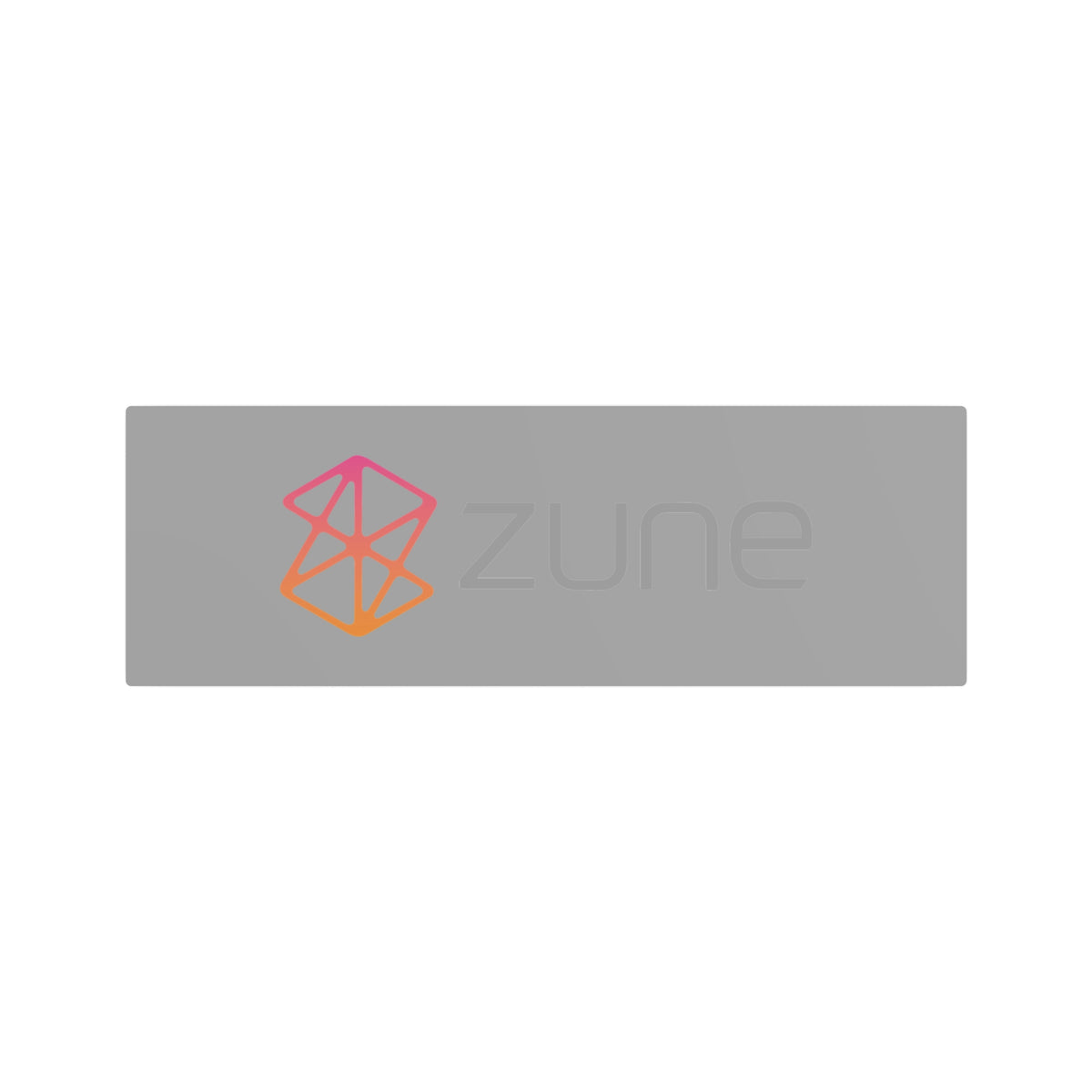Zune Metal Sign