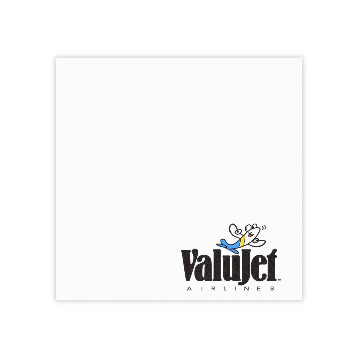 ValuJet Airlines Sticky Post-it Note Pad