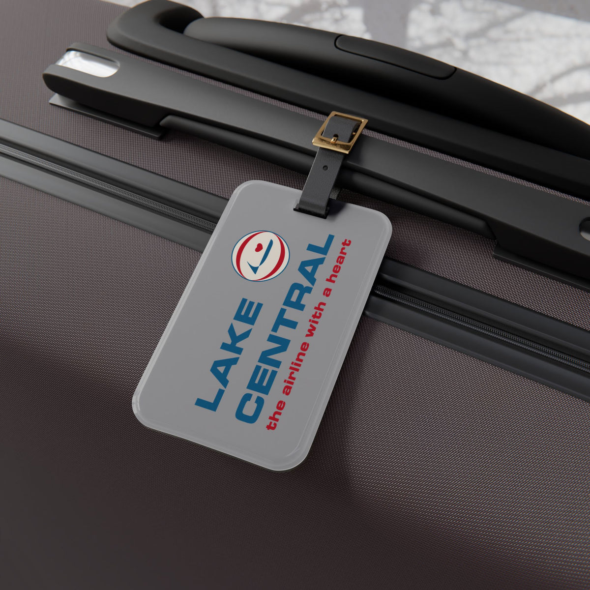 Lake Central Airlines Luggage Tag