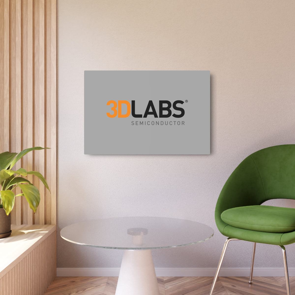 3Dlabs Metal Sign