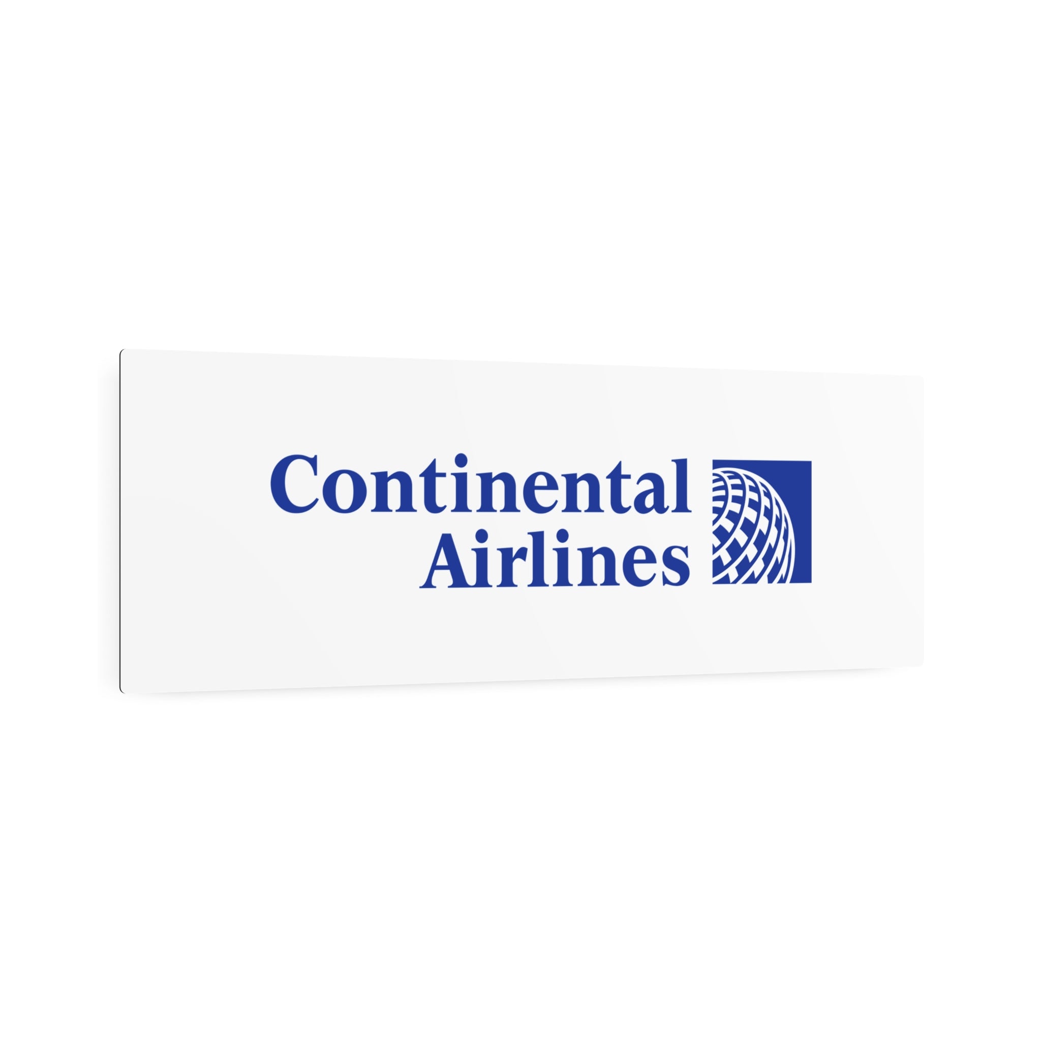 Continental Airlines Metal Sign