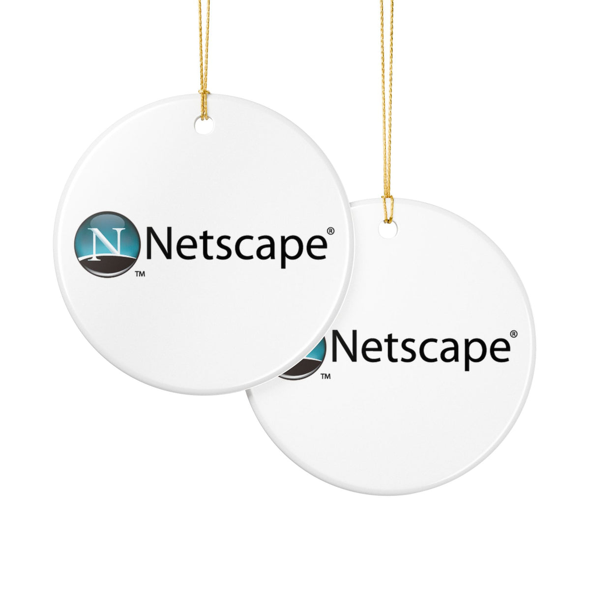 Netscape Ceramic Ornament