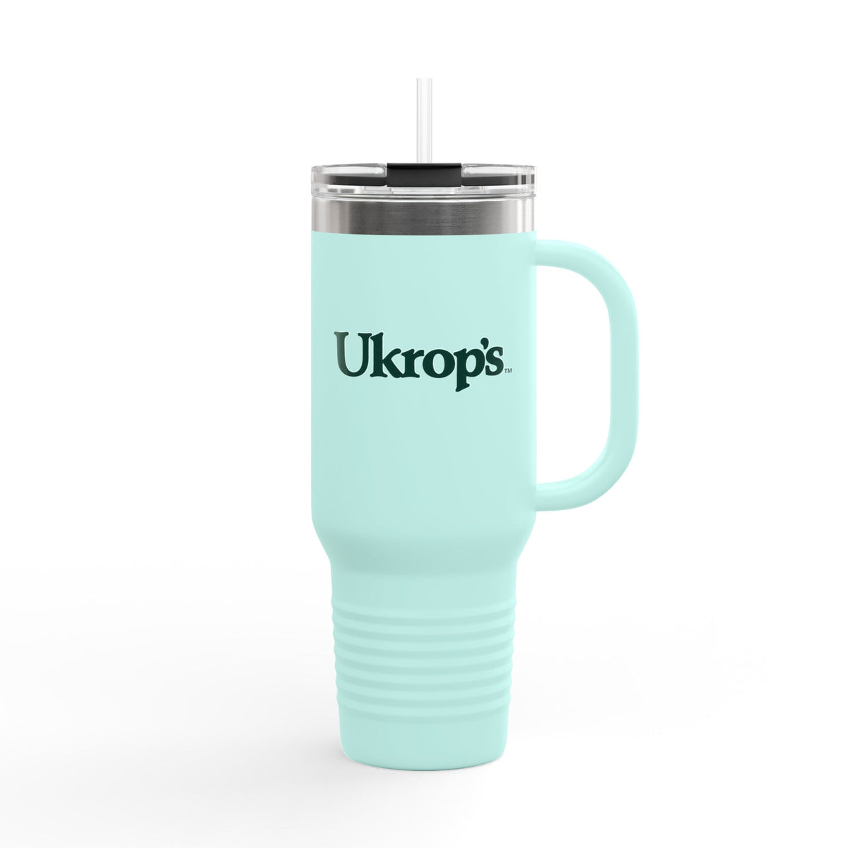 Ukrop's Super Markets 40oz Insulated Travel Mug Stainless Tumbler
