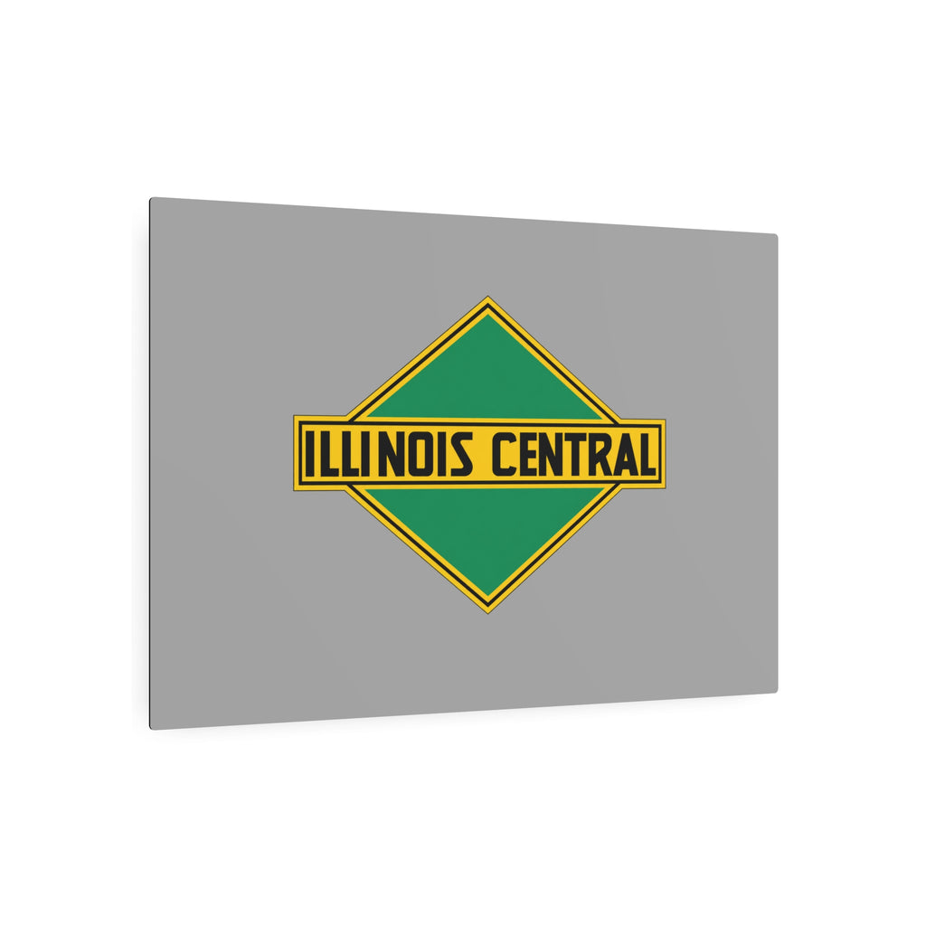 Illinois Central Railroad Metal Sign
