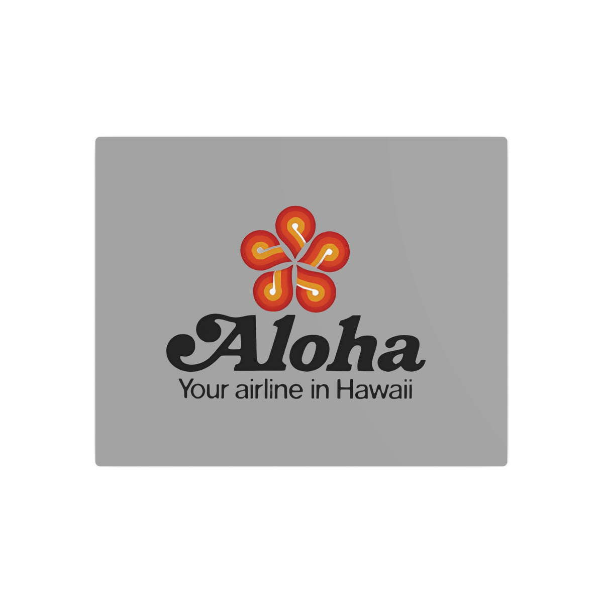 Aloha Airlines Metal Sign