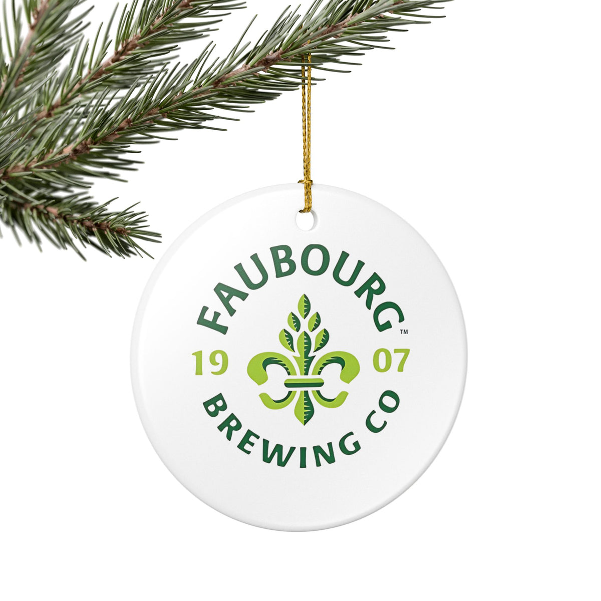 Faubourg Brewing Ceramic Ornament