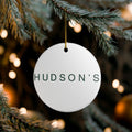 Hudson's Ceramic Ornament