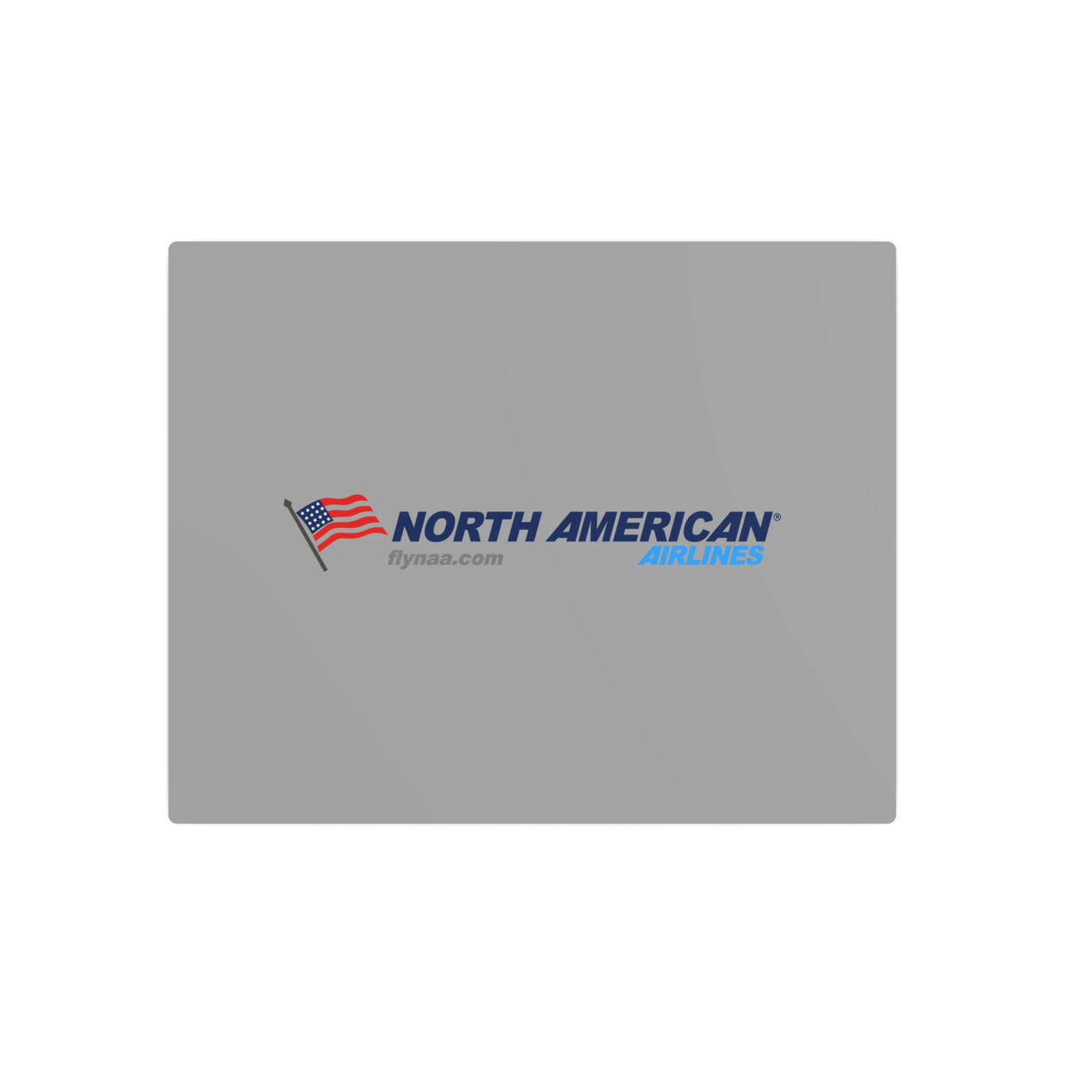 North American Airlines Metal Sign