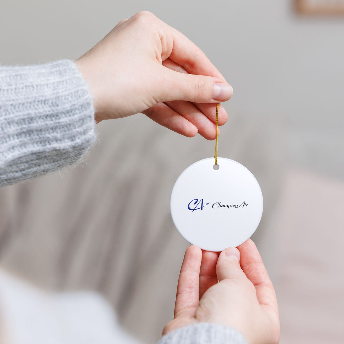 Champion Air Ceramic Ornament