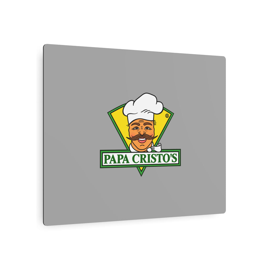 Papa Cristo's Metal Sign
