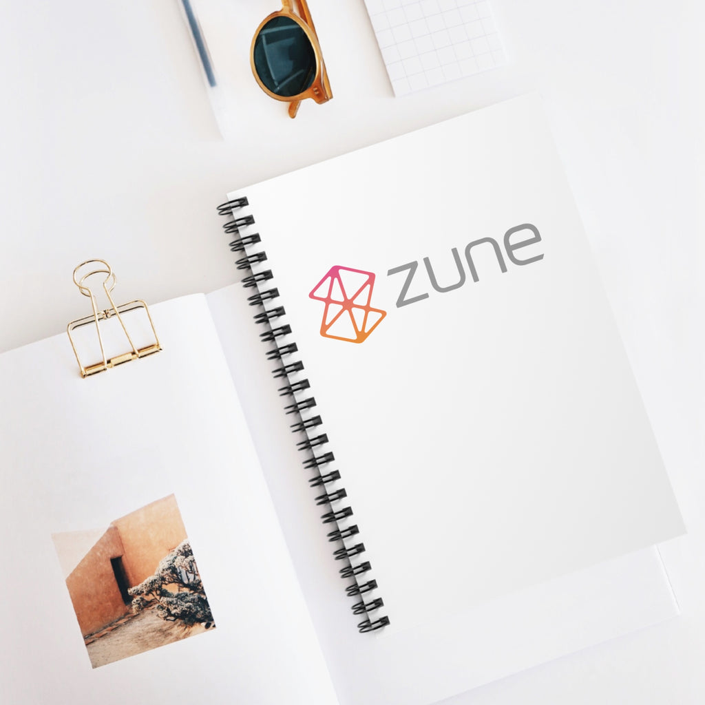 Zune Spiral Notebook