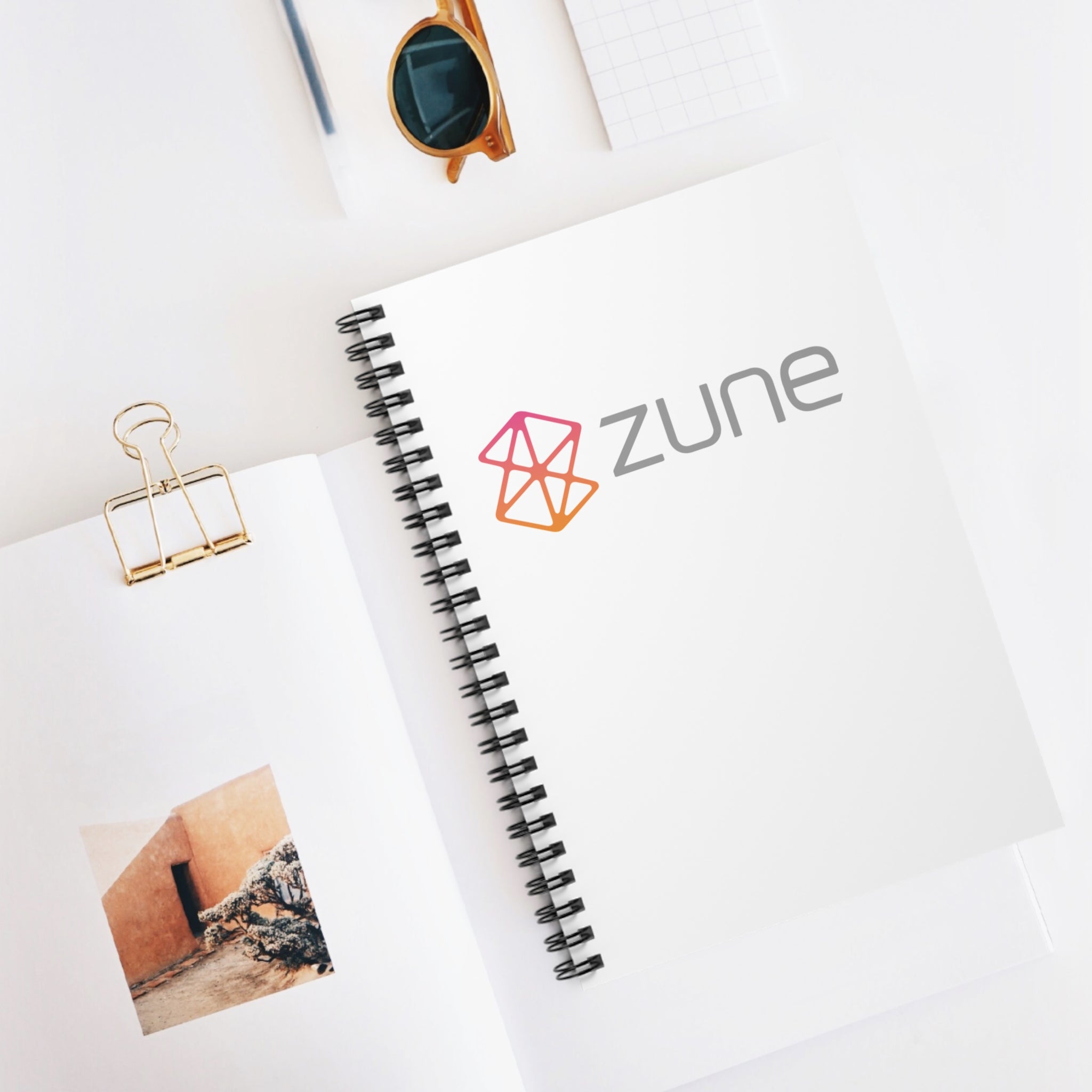 Zune Spiral Notebook