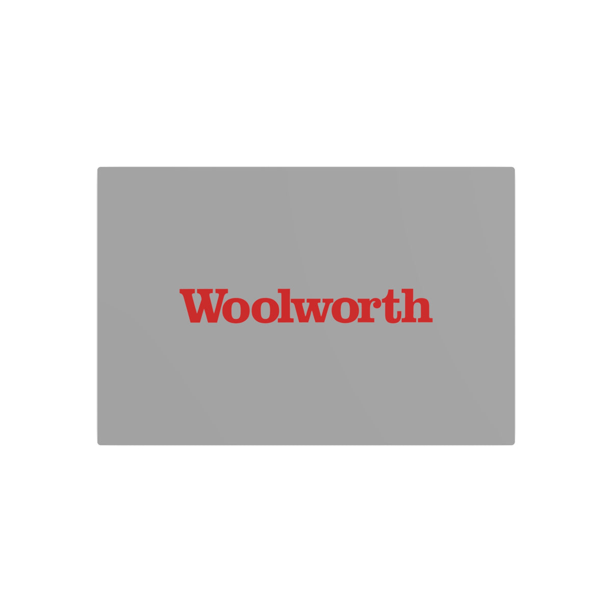 F. W. Woolworth Company Metal Sign