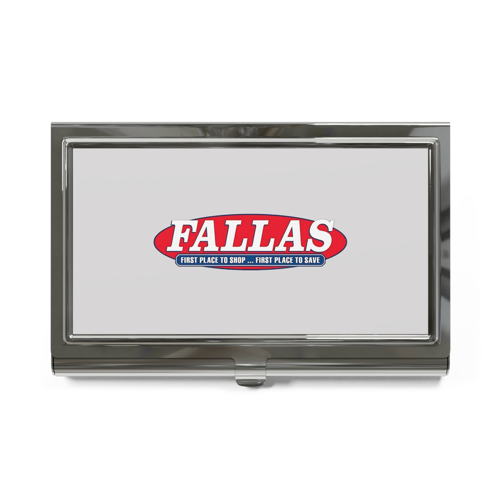 Fallas Discount Stores Metal Business Card Holder