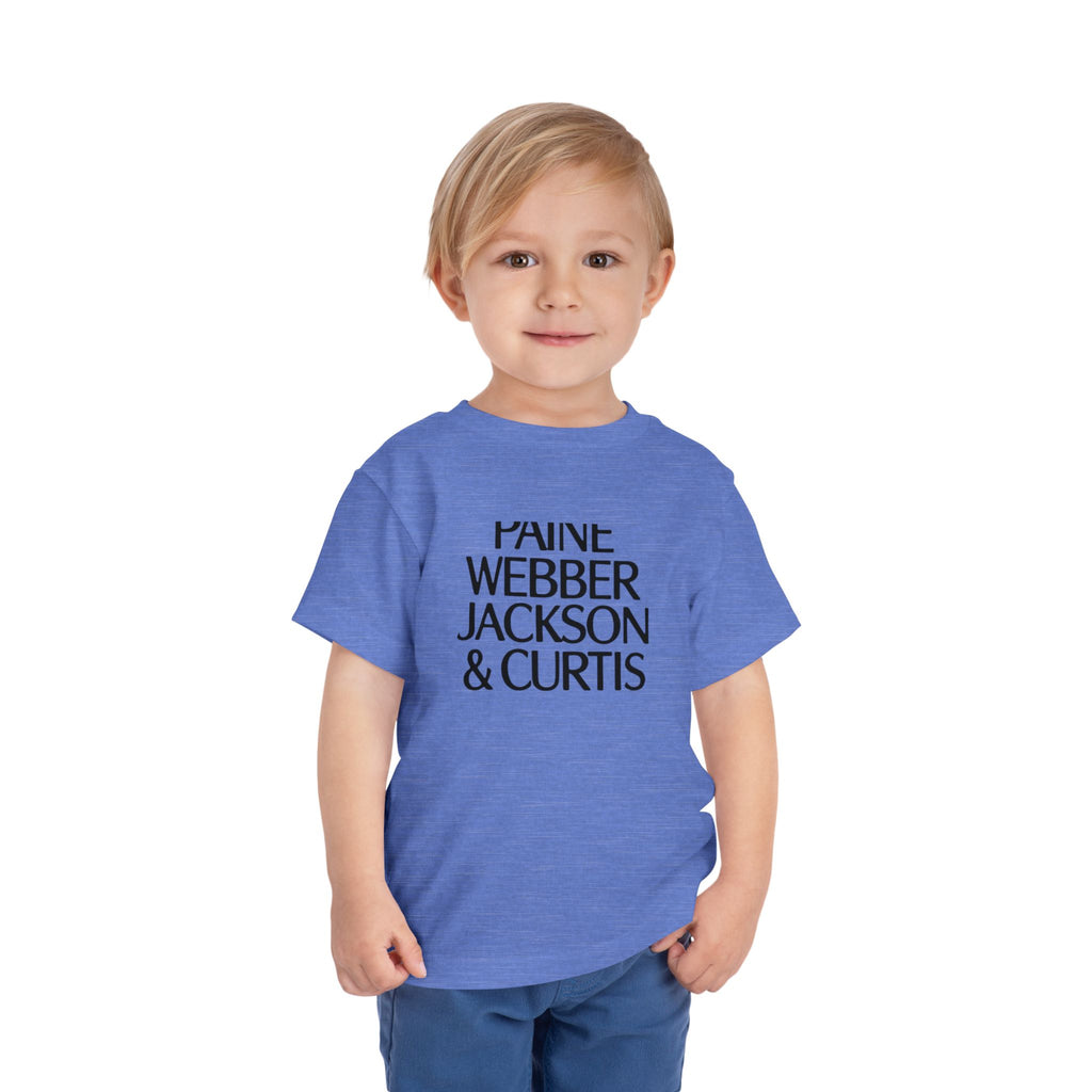 Paine Webber Jackson & Curtis Toddler Tee / T-Shirt