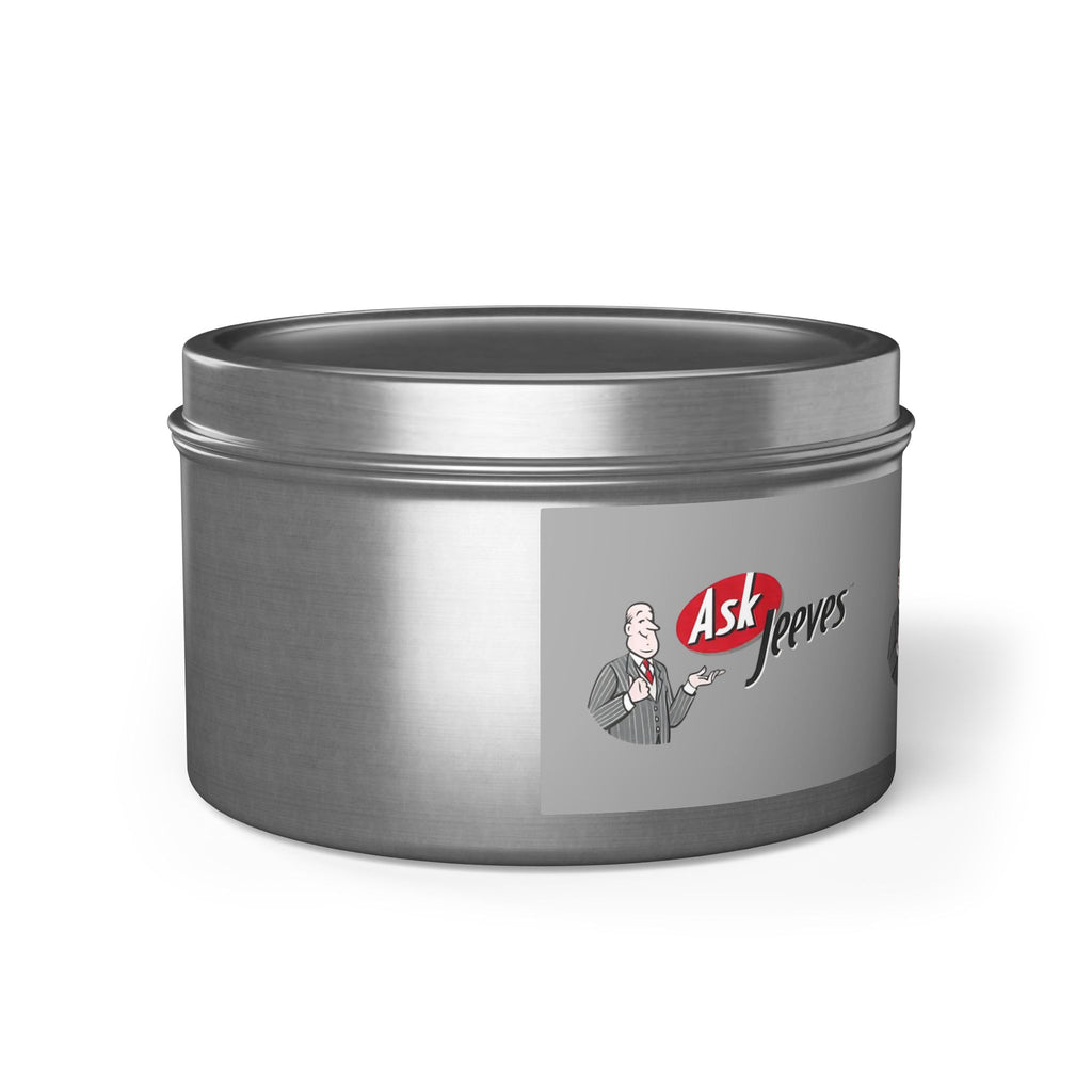 Ask Jeeves Tin Candle