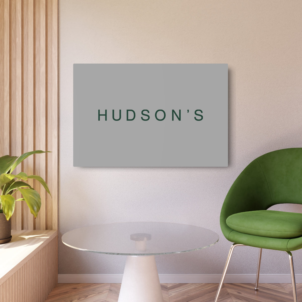 Hudson's Metal Sign