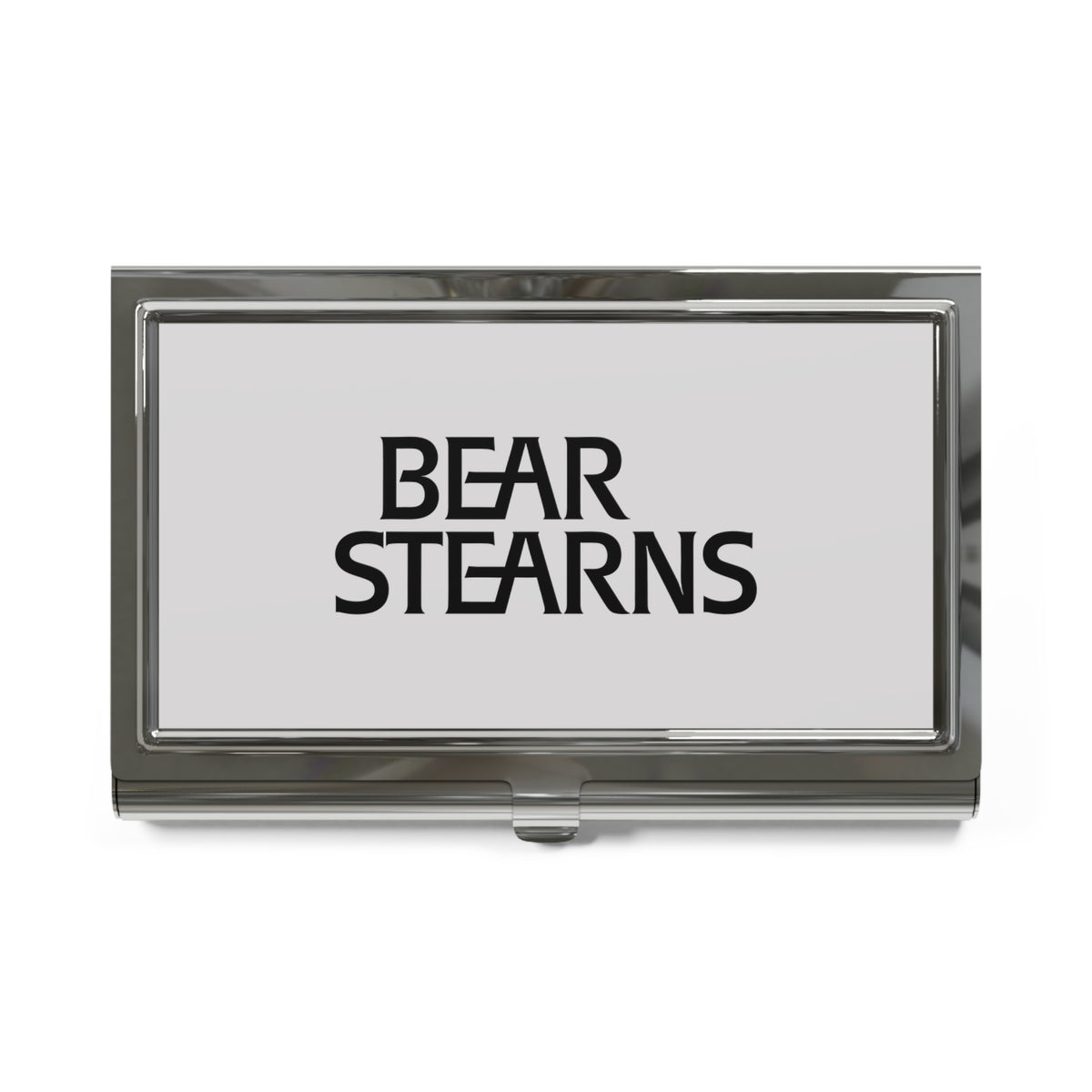 Bear Stearns Metal Business Card Holder