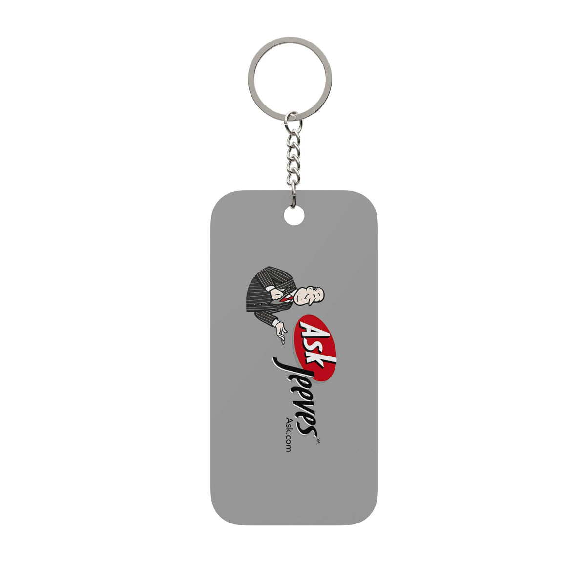 Ask Jeeves Double-Sided Keychain Charm