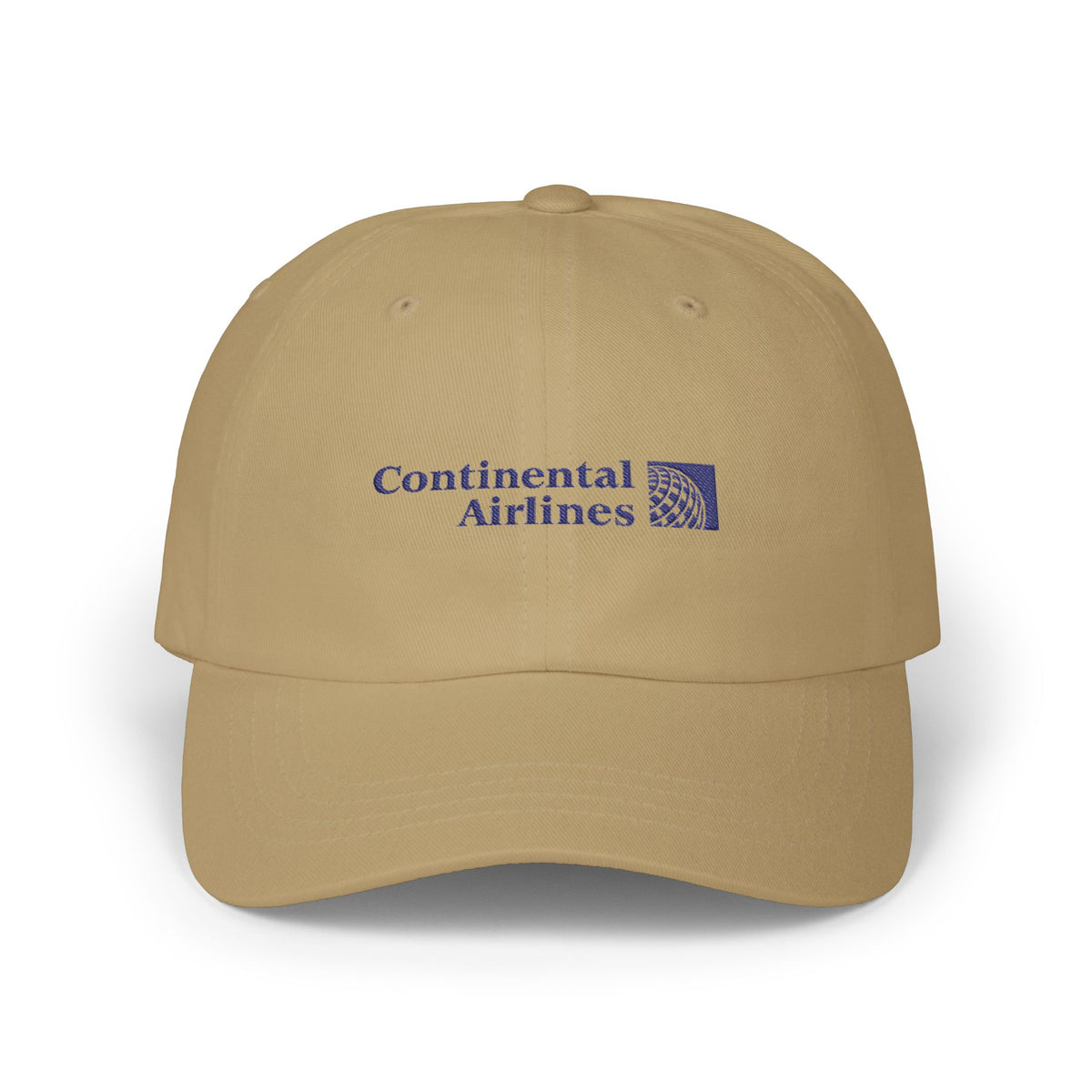 Continental Airlines Embroidered Dad Cap Hat