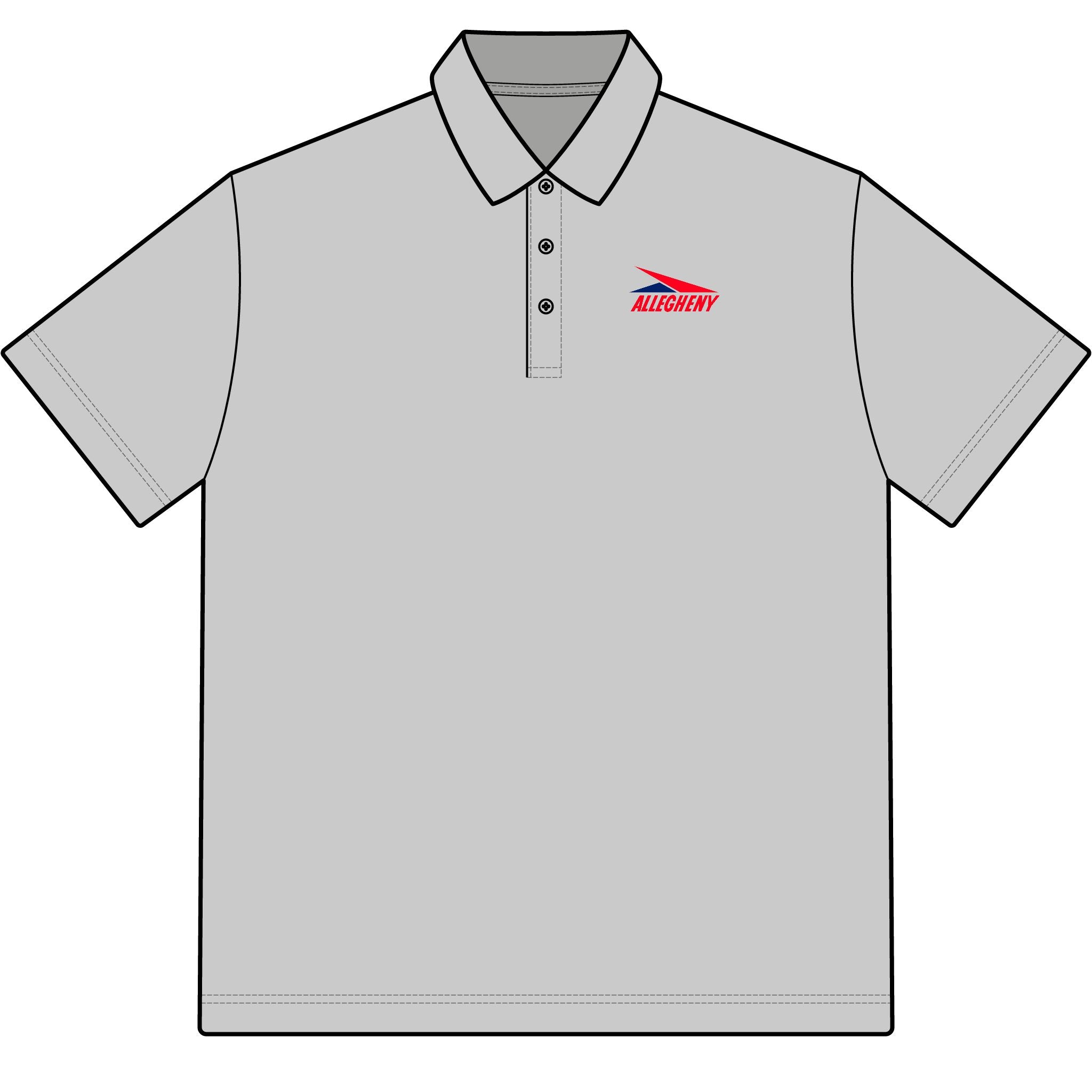 Allegheny Airlines Cotton Polo Shirt