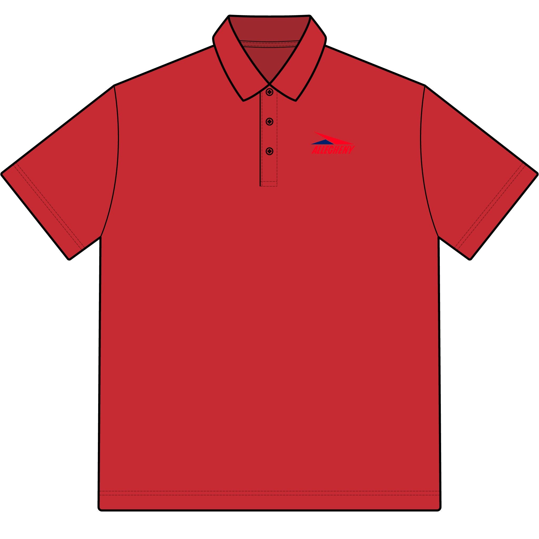 Allegheny Airlines Cotton Polo Shirt