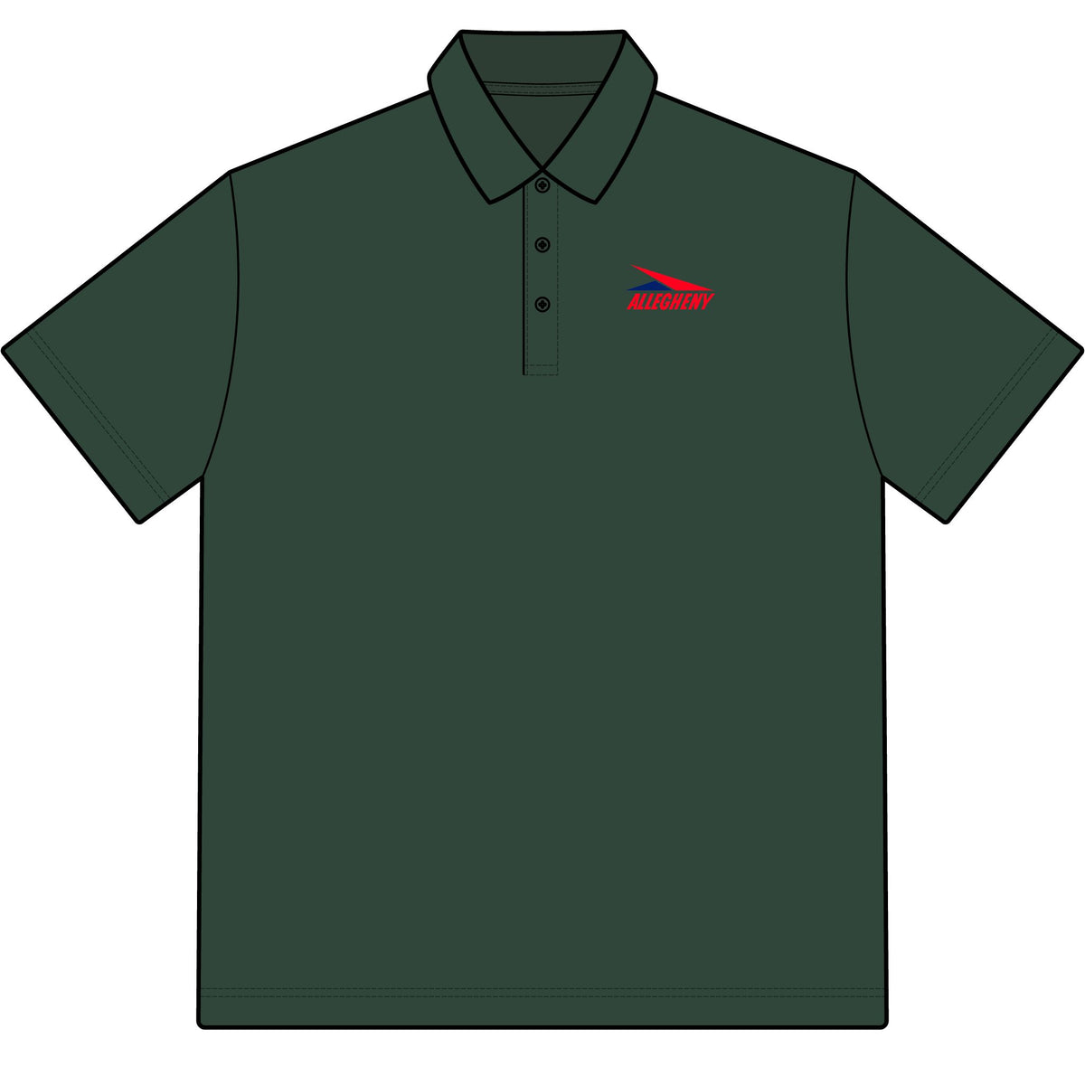 Allegheny Airlines Cotton Polo Shirt