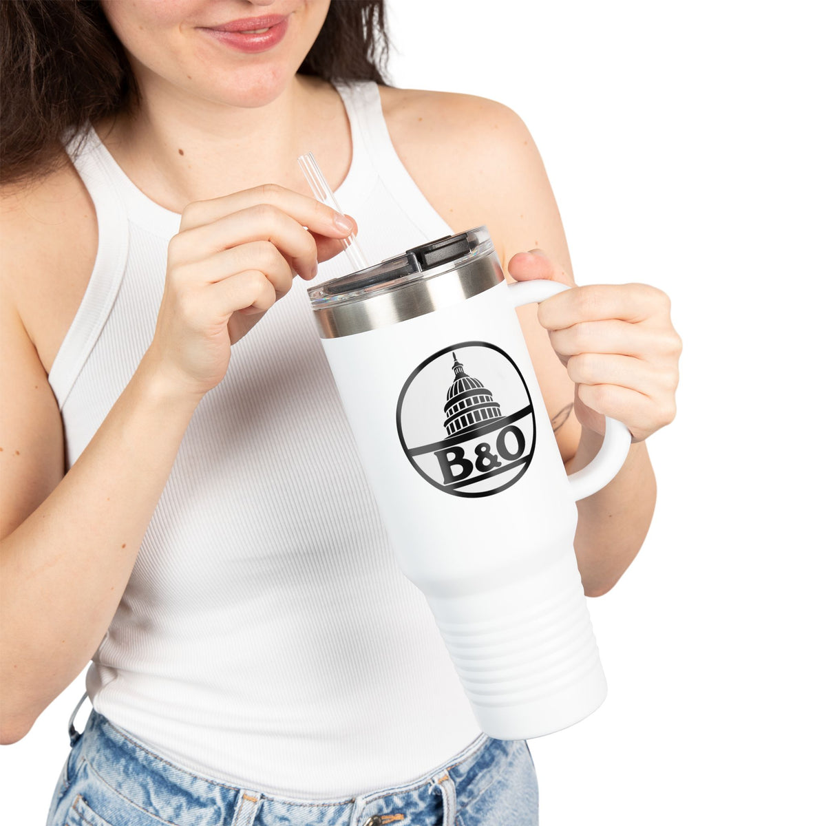 Baltimore and Ohio Railroad 40oz Insulated Travel Mug Stainless Tumbler