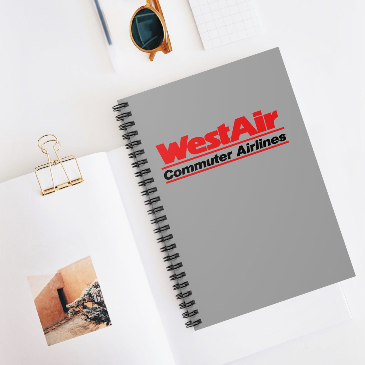 WestAir Commuter Airlines Spiral Notebook