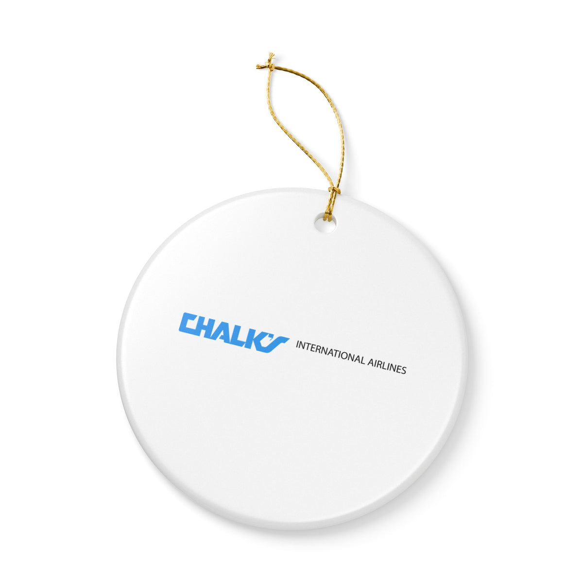Chalk's International Airlines Ceramic Ornament