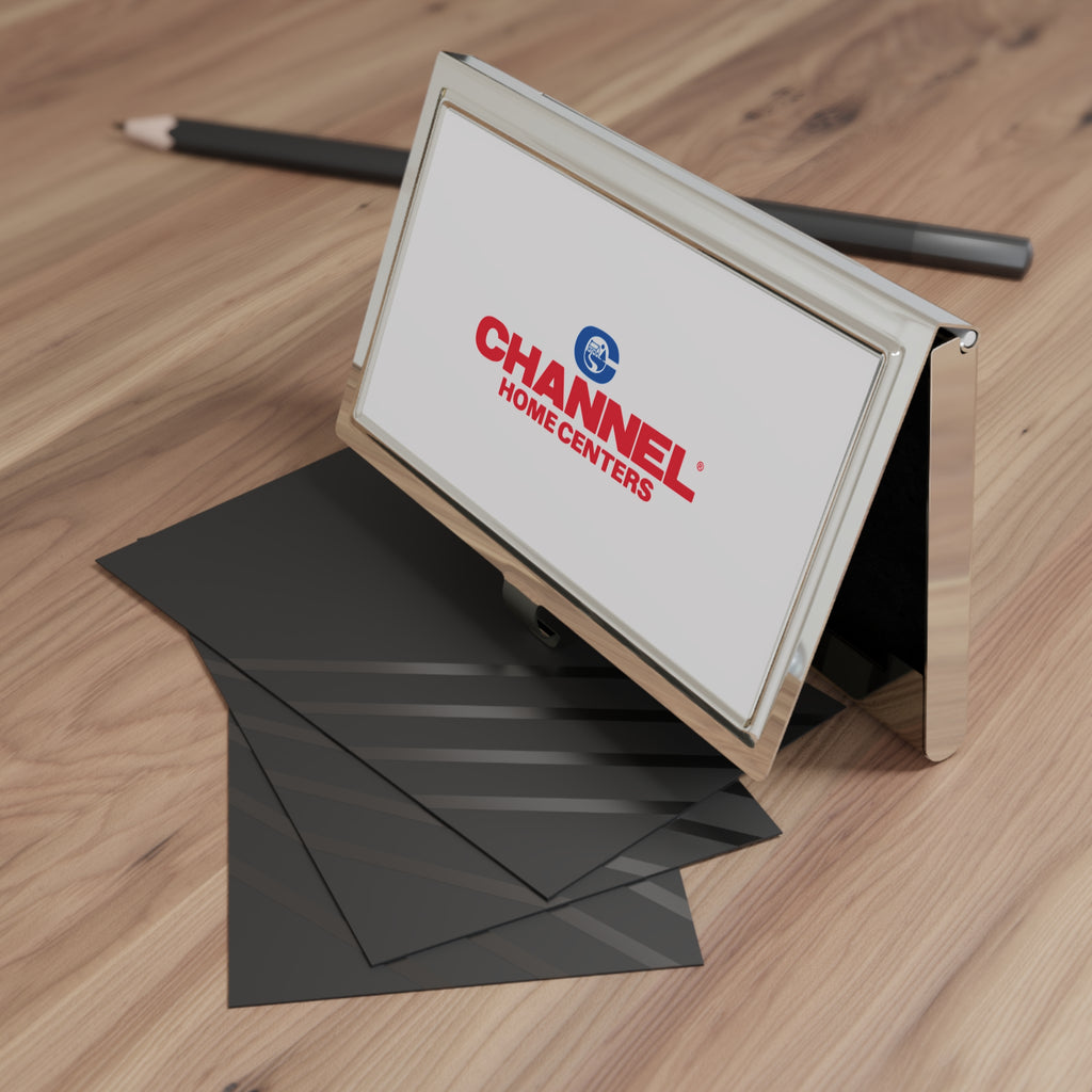 Channel Home Centers Metal Business Card Holder