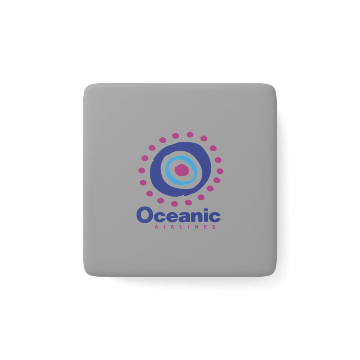 Oceanic Airlines Square Porcelain Fridge Magnet