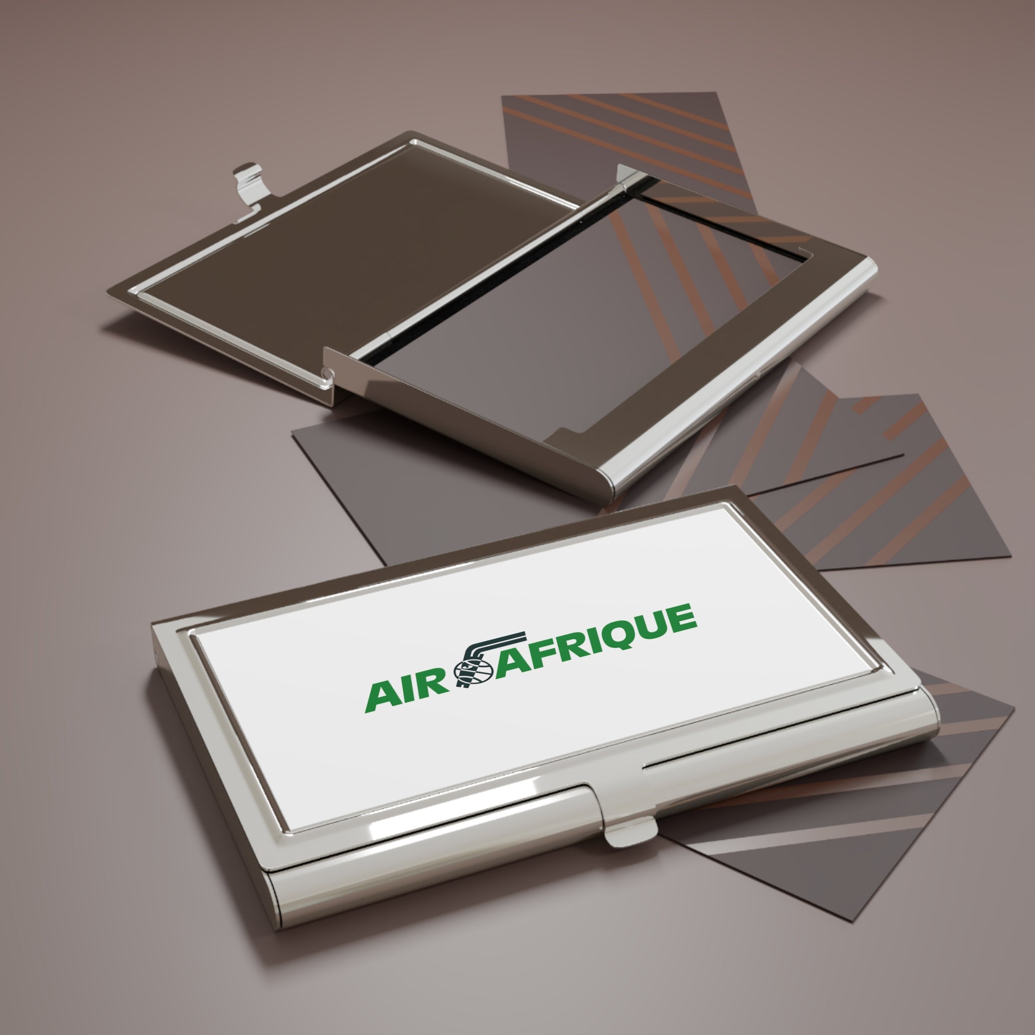 Air Afrique Metal Business Card Holder