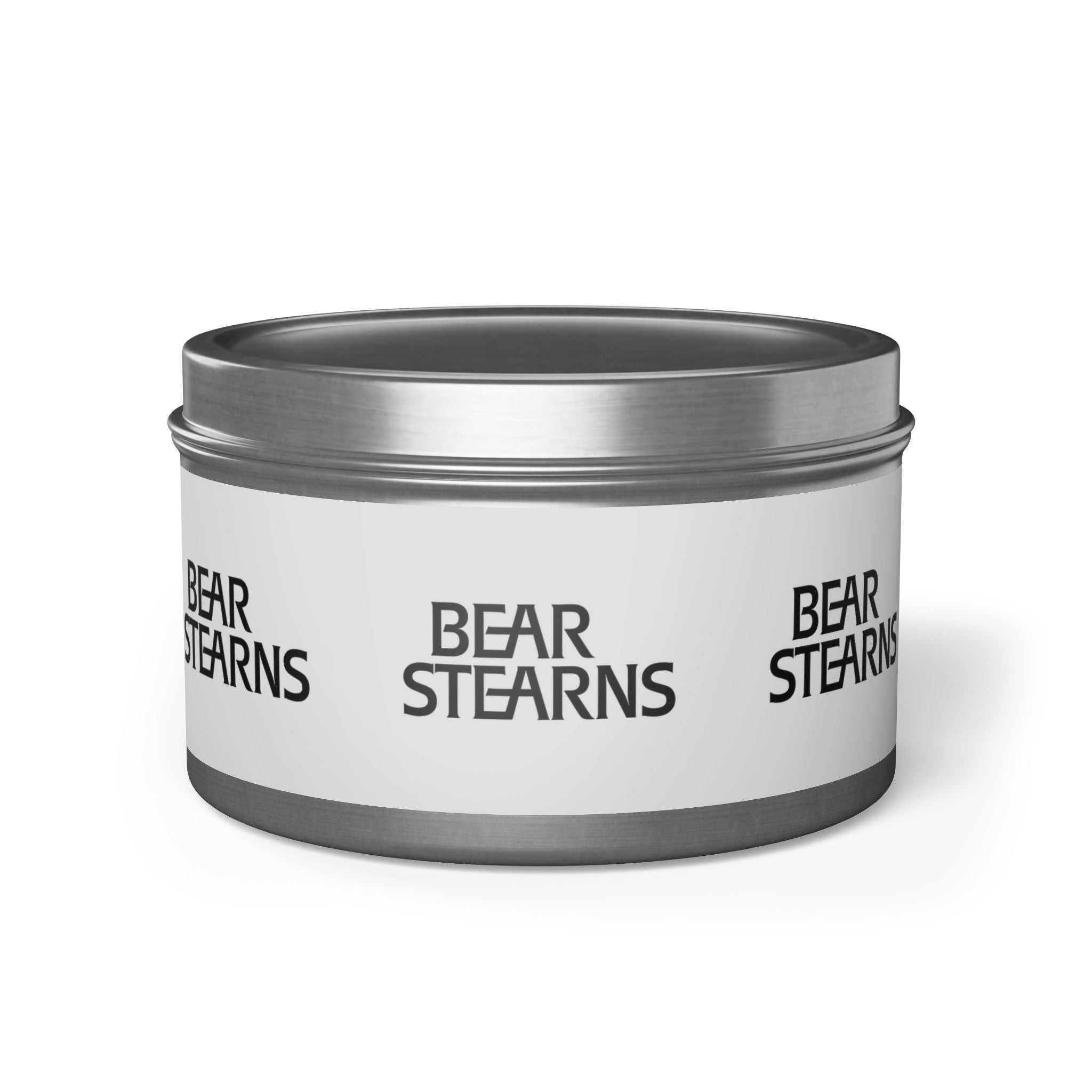 Bear Stearns Tin Candle