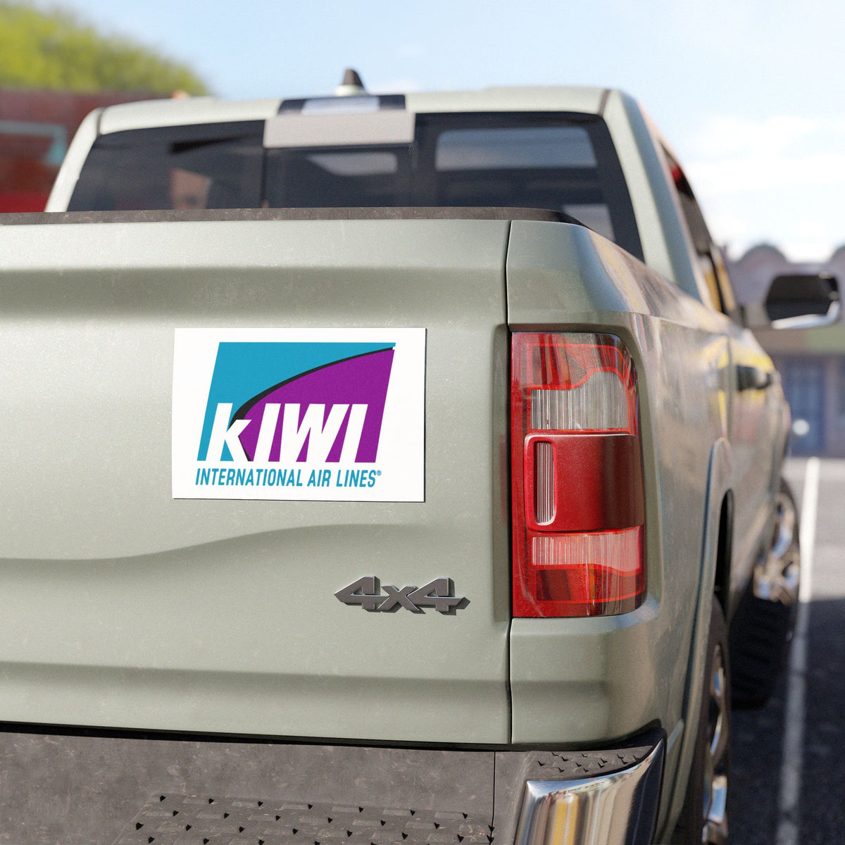 Kiwi International Air Lines Car Magnet