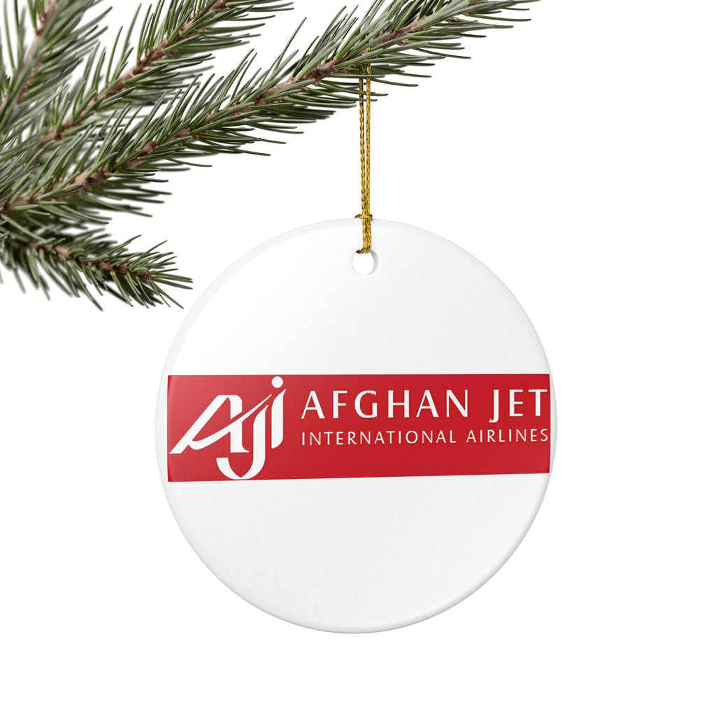 Afghan Jet International Airlines Ceramic Ornament