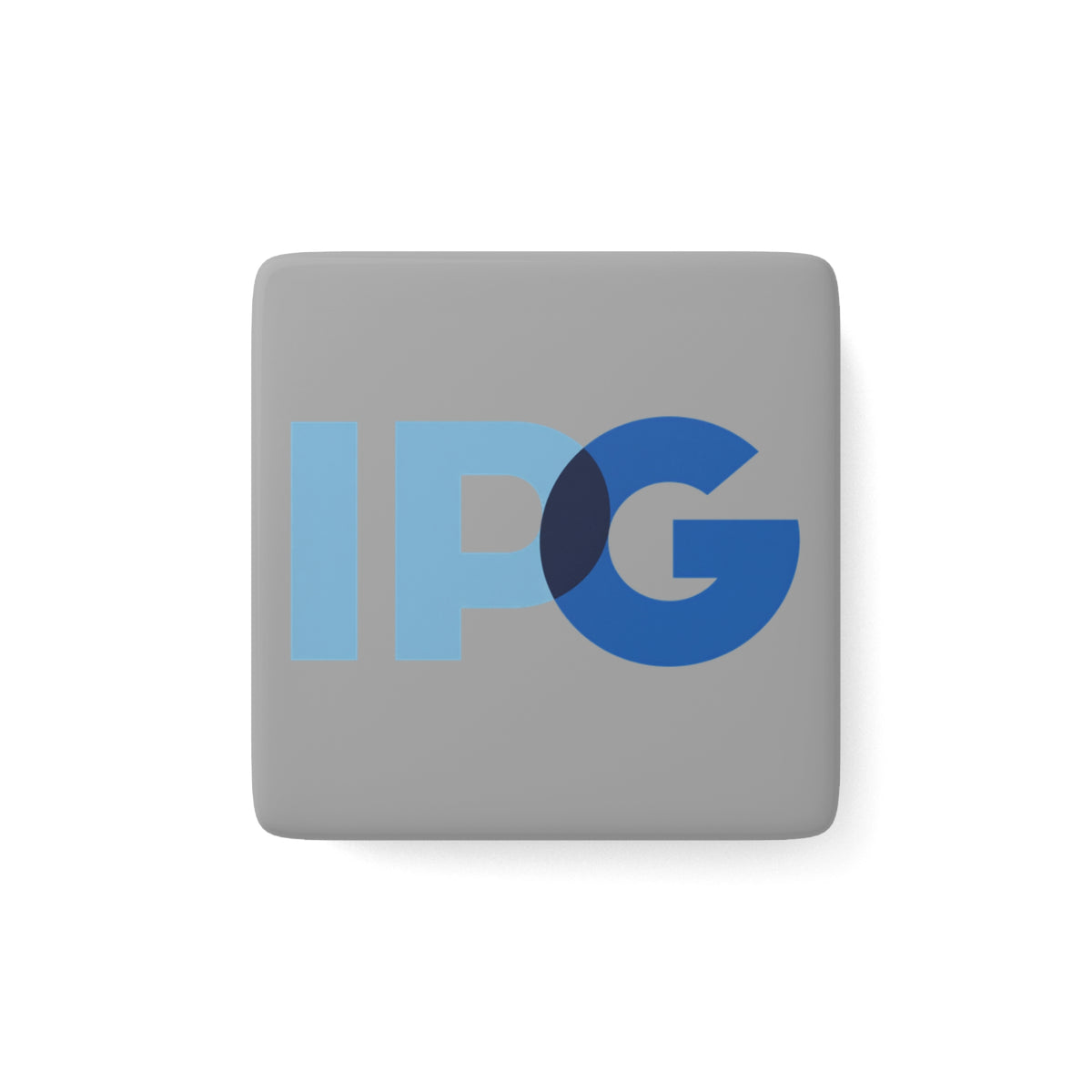 The Interpublic Group of Companies Square Porcelain Fridge Magnet