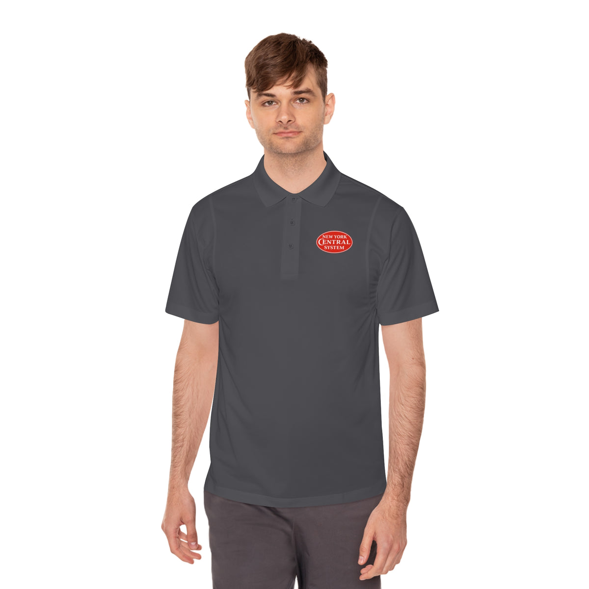 New York Central Railroad Men's Sport Polo Shirt