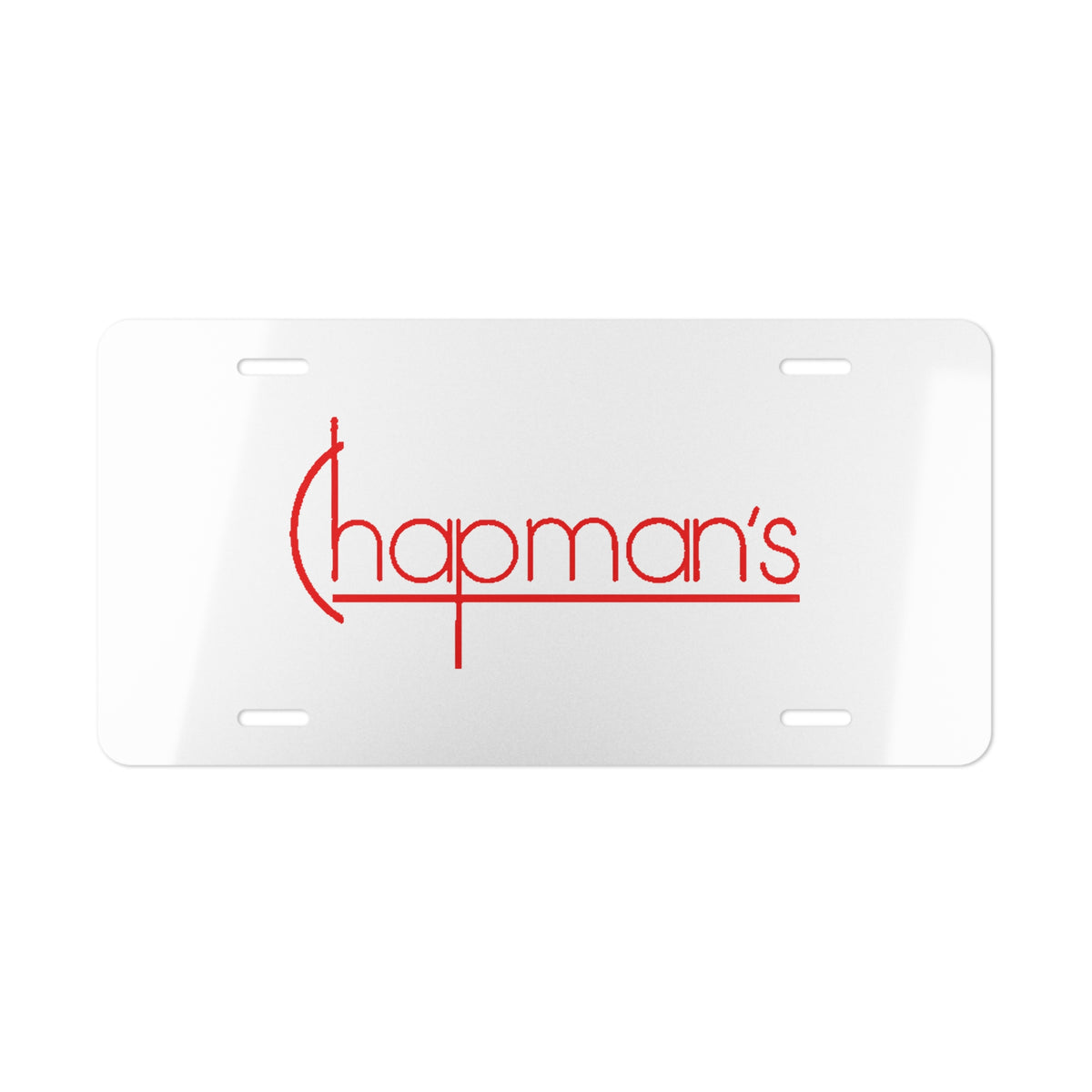 T. A. Chapman Co. Vanity License Plate