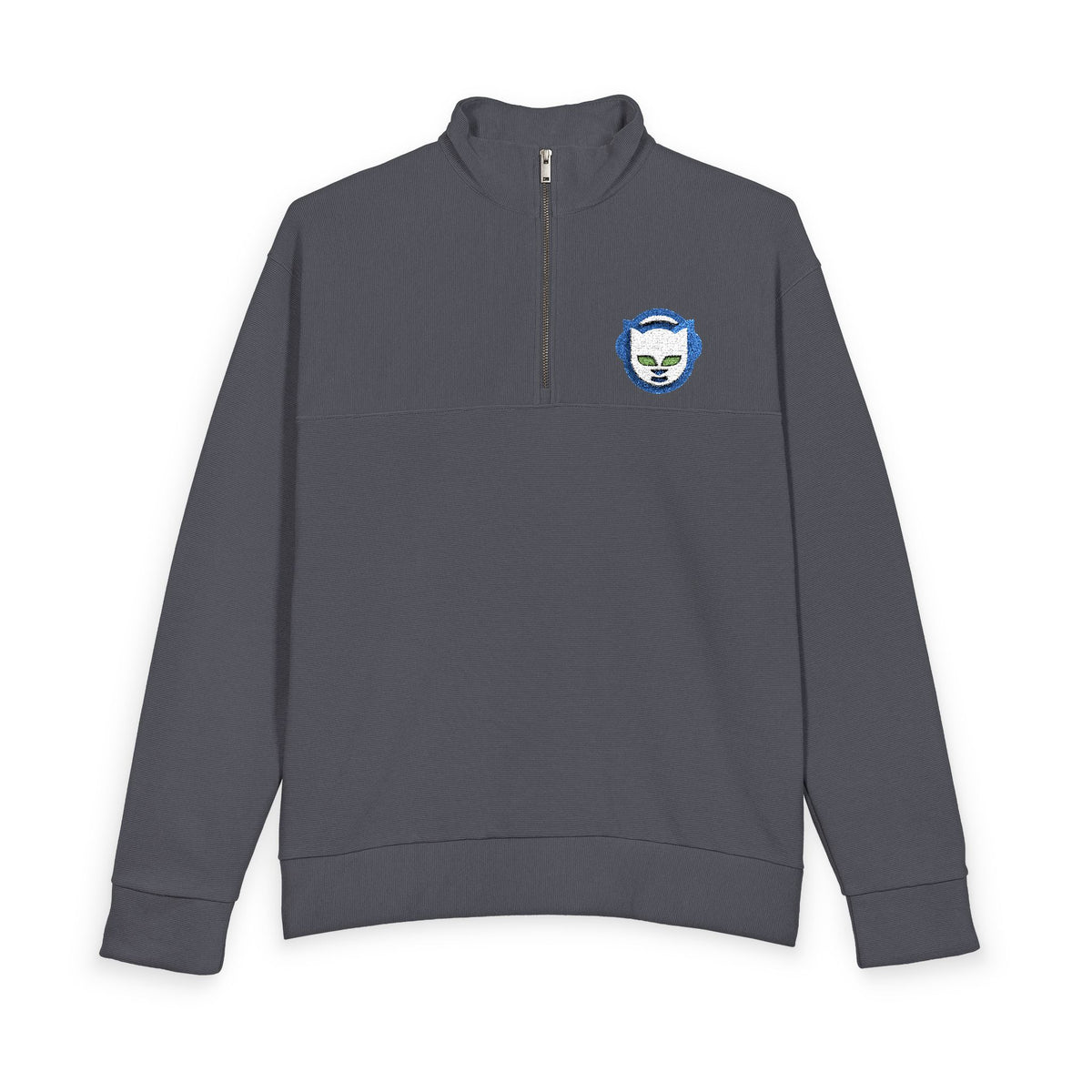 Napster Heavy Knit Quarter-Zip Sweatshirt