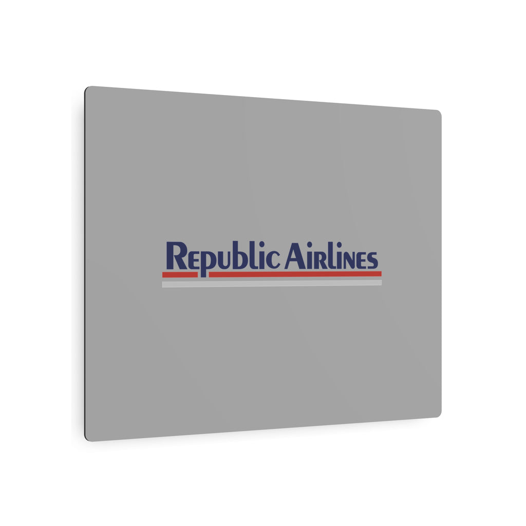 Republic Airlines Metal Sign