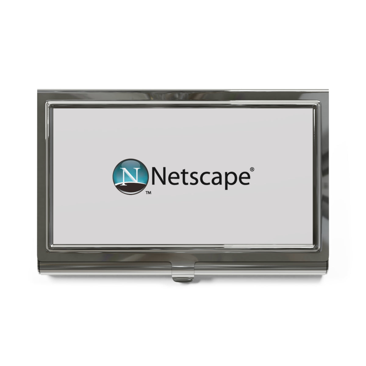 Netscape Metal Business Card Holder