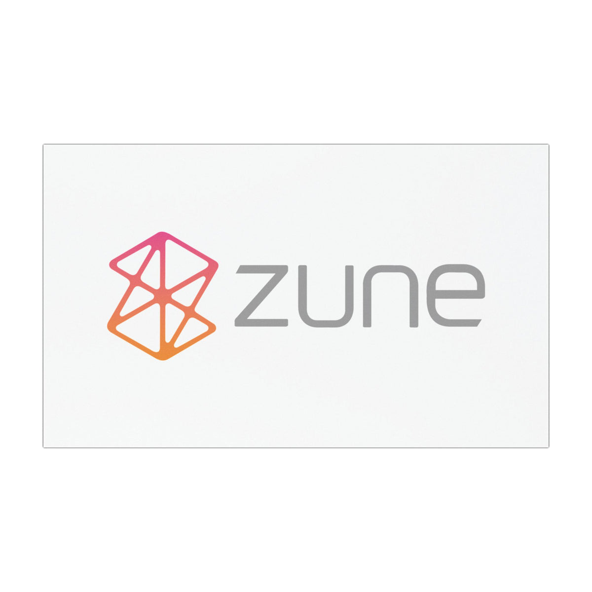 Zune Car Magnet