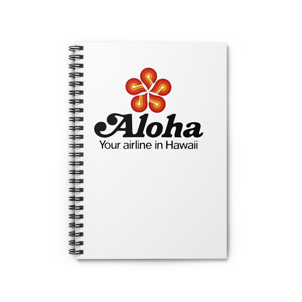 Aloha Airlines Spiral Notebook
