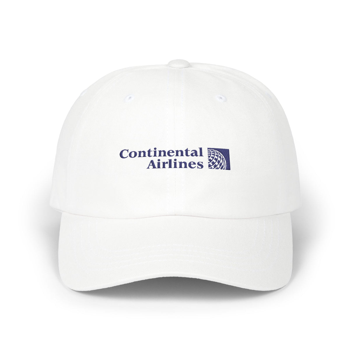 Continental Airlines Embroidered Dad Cap Hat