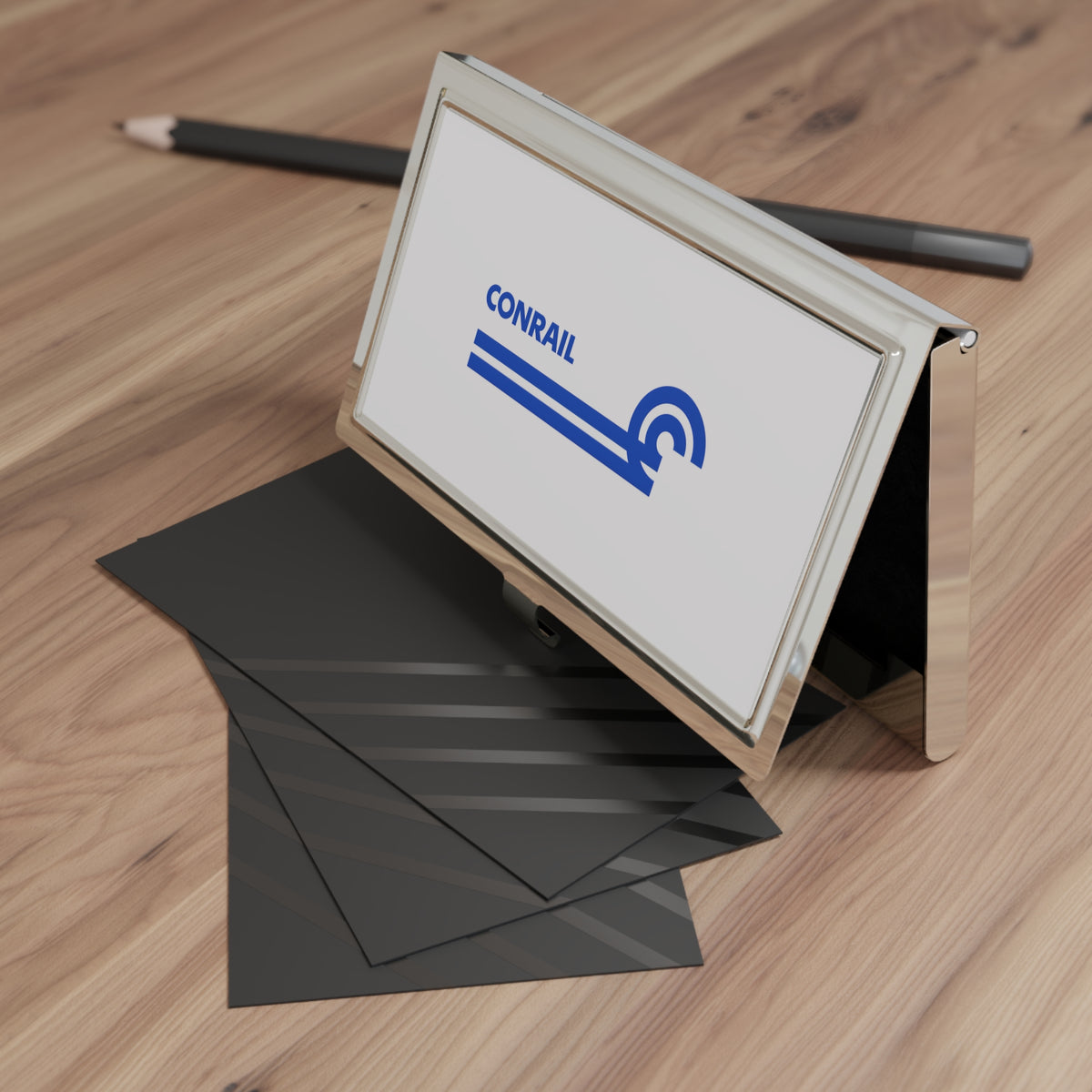 Conrail Metal Business Card Holder