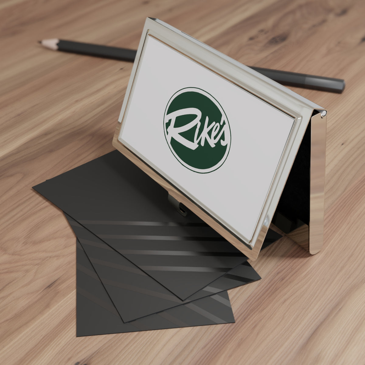 Rike-Kumler Company Metal Business Card Holder
