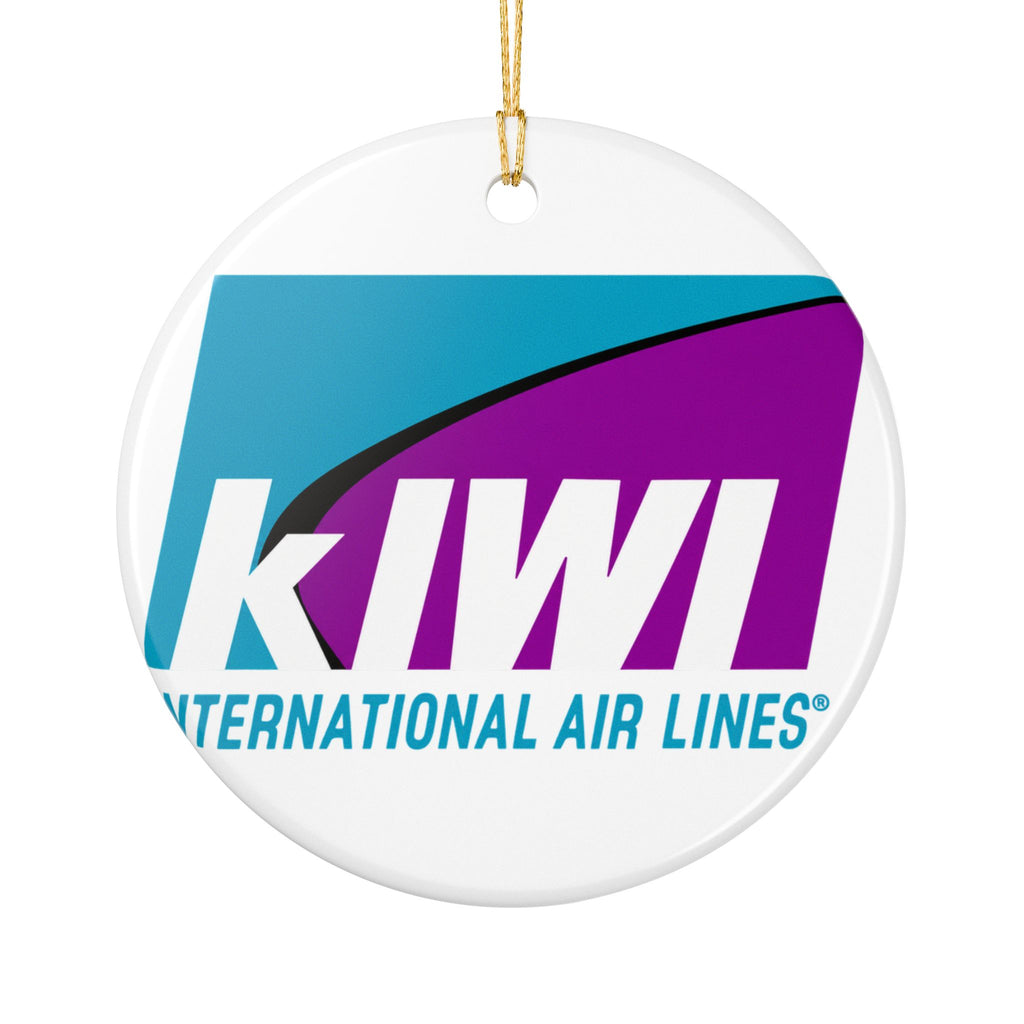 Kiwi International Air Lines Ceramic Ornament